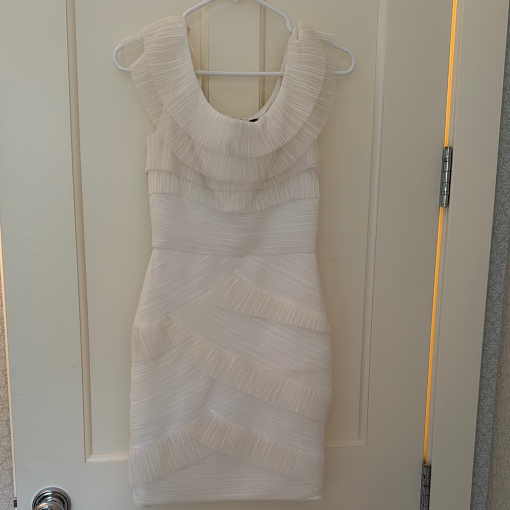 BCBGMaxAzria White Bodycon Mini Dress
